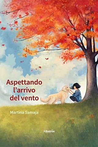 copertina del libro aspettando l'arrivo del vento