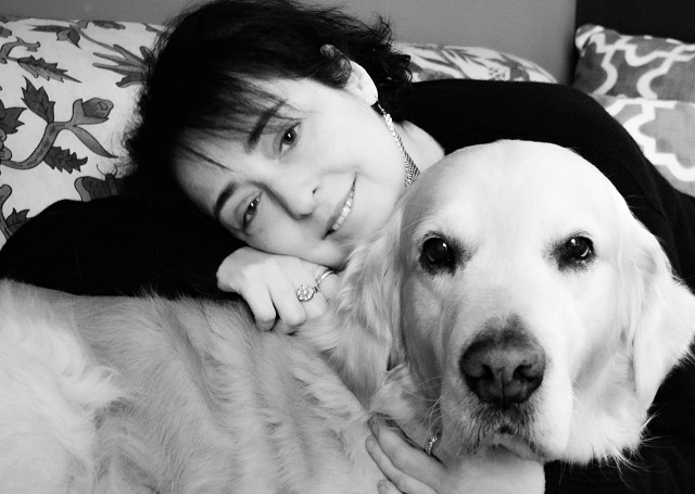 foto di Martina con il suo cane