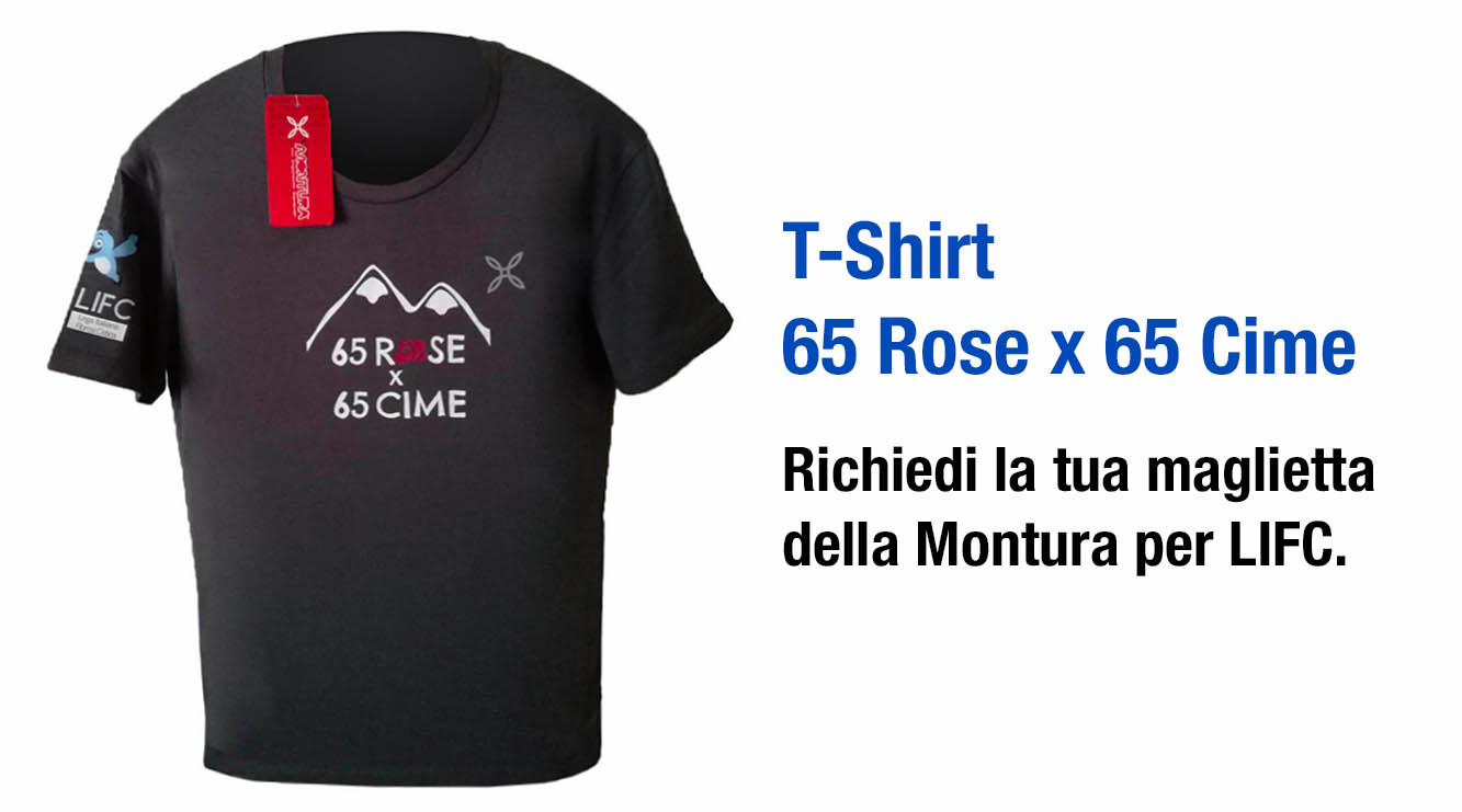 T-Shirt 65 Rose per 65 Cime