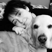 foto di Martina con il suo cane